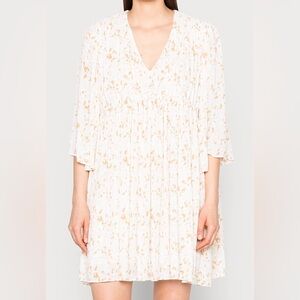 Samsoe samsoe desert flower pleated plisse dress